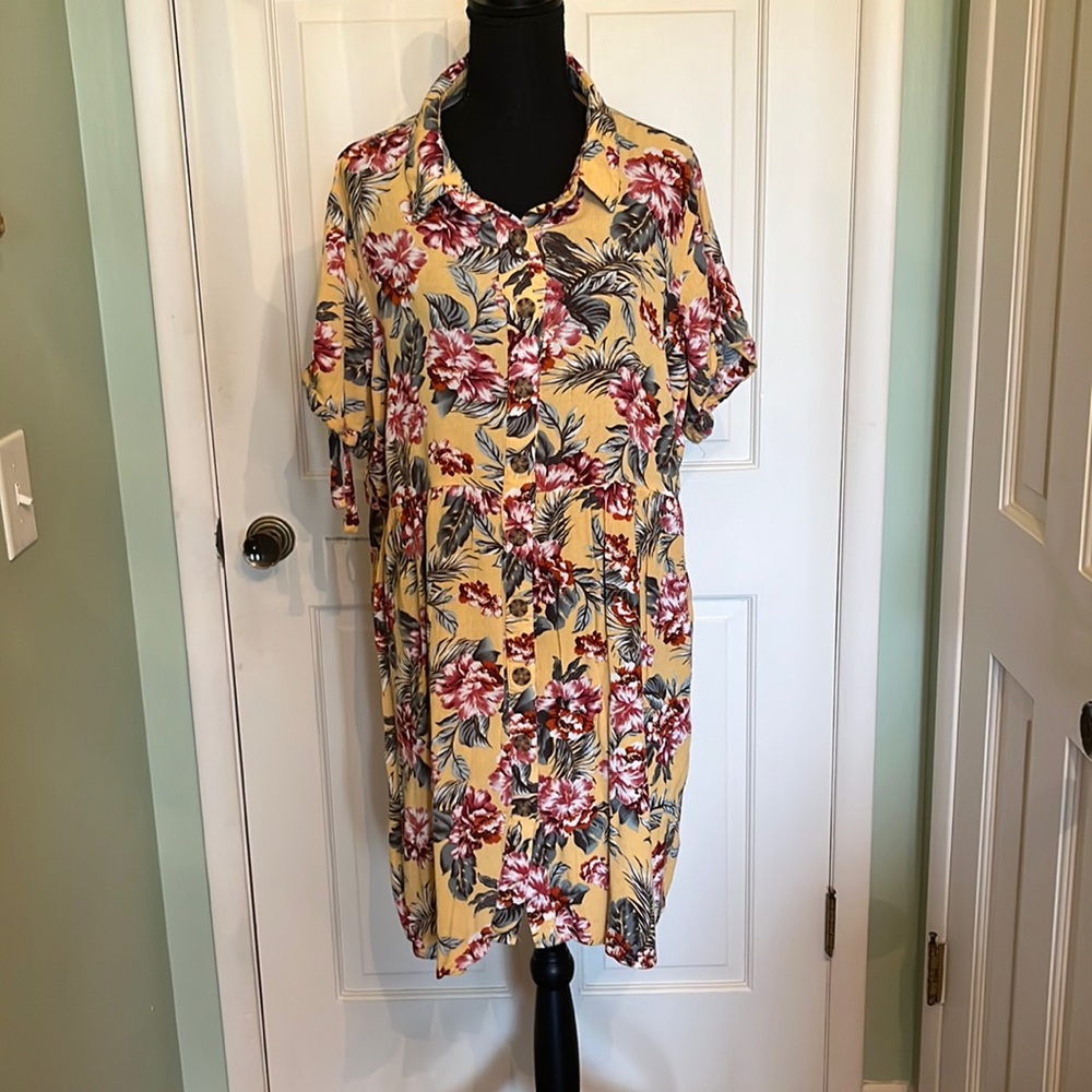 New Look Hawaiian print dress, size 3X